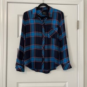 Long sleeve button down flannel